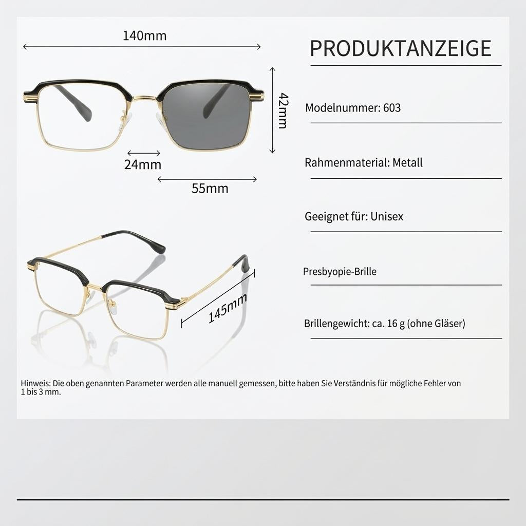 Smart zoom and intelligent color-changing lenses, 2-in-1 eyeglasses and sunglasses. Unisex minimalist silicone glasses with clear vision, nose bridge support, ergonomic design, and a lightweight everyday style